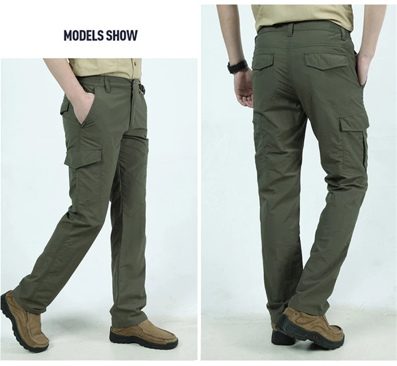 Men’s Military Tactical Waterproof Cargo Pants