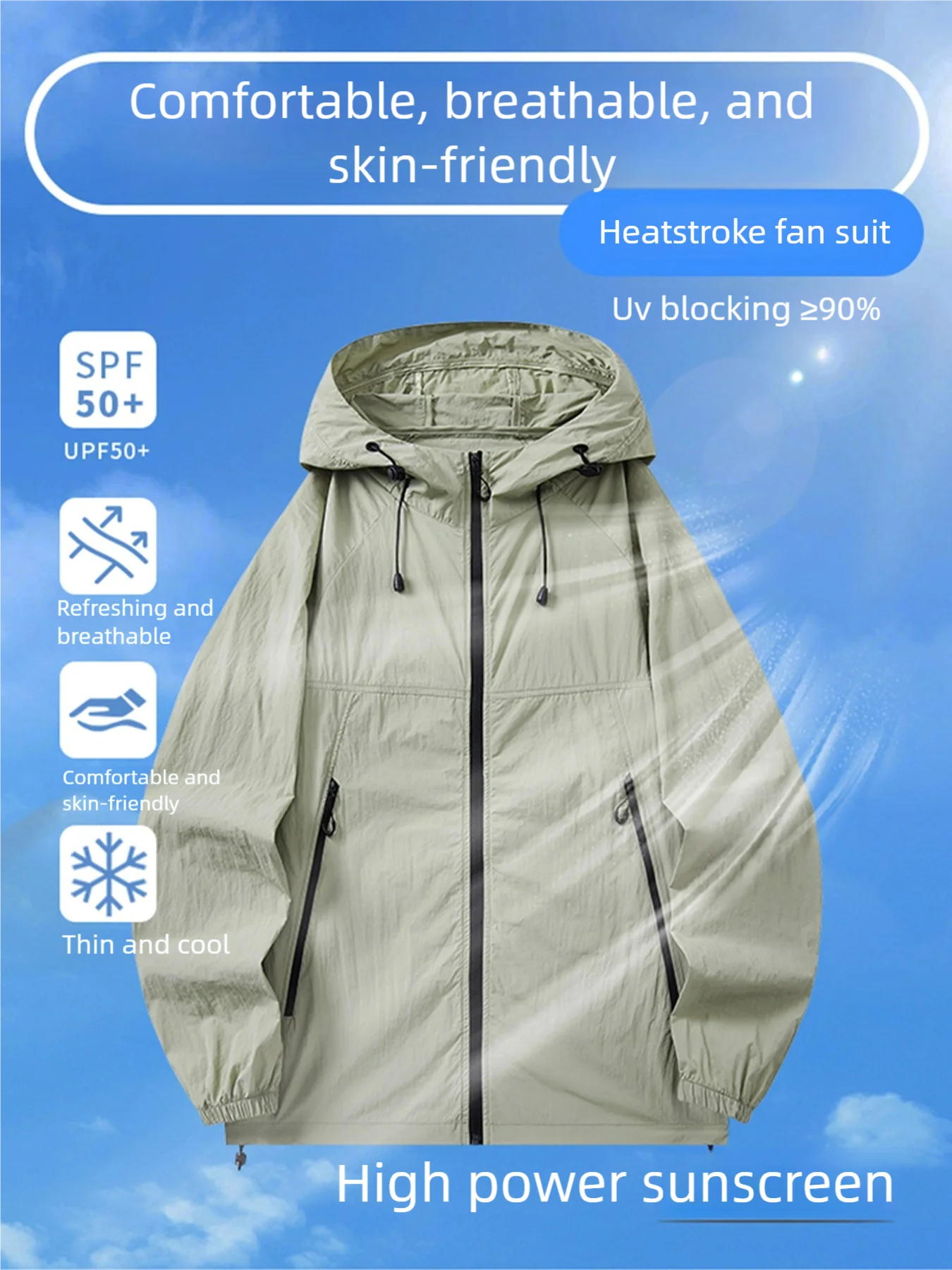 Summer Cooling Vest with Built-in Fan for Outdoor Work