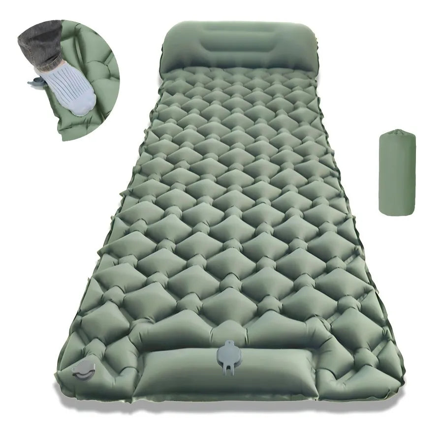 Ultralight Outdoor Camping Sleeping Pad with Pillow