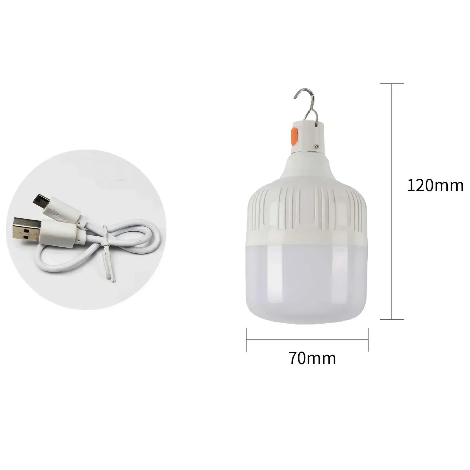 60W USB Rechargeable LED Camping Lantern