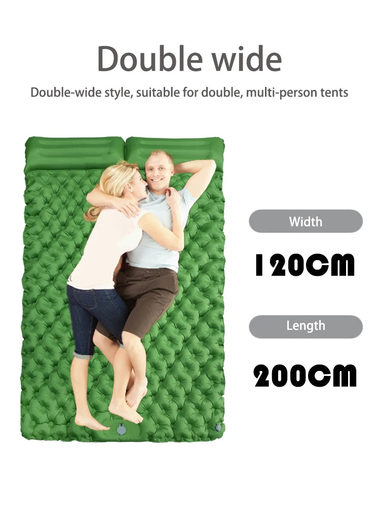 Ultralight Outdoor Camping Sleeping Pad with Pillow
