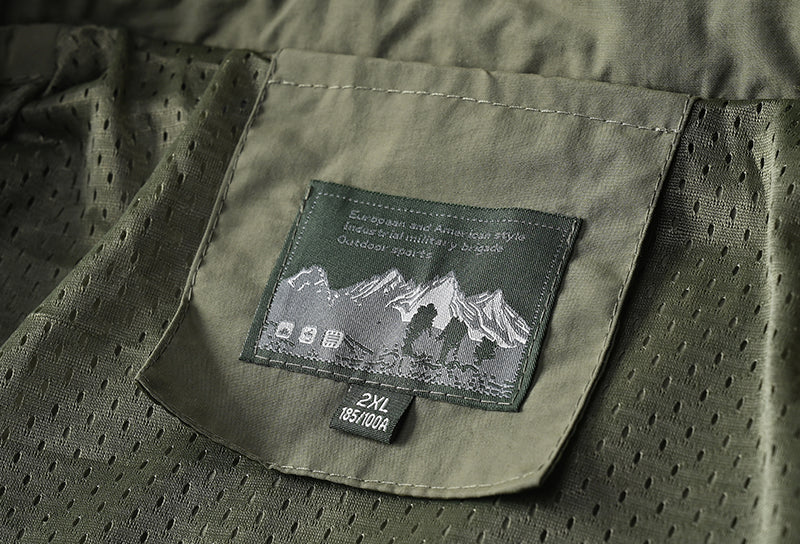 Men’s Tactical Waterproof Windbreaker Jacket