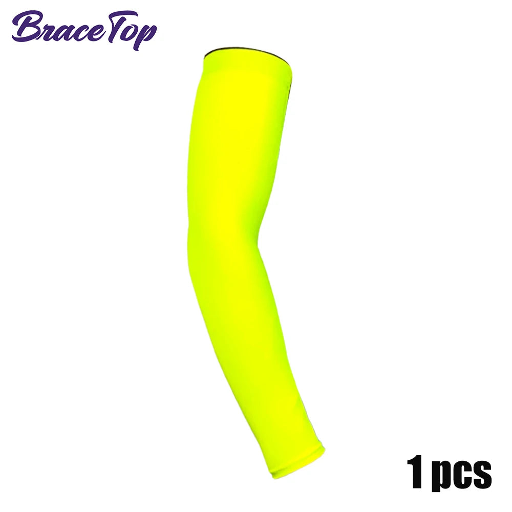 BraceTop UV Protection Sports Cooling Arm Sleeves