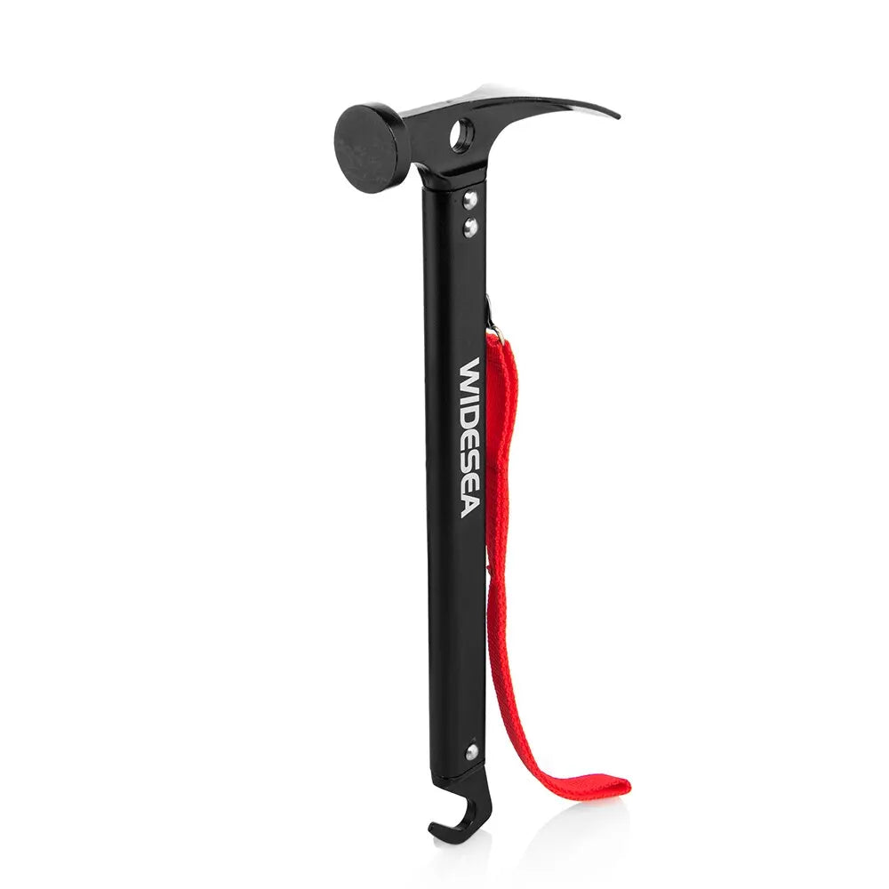 Widesea Stainless Steel Tent Hammer with Stake Puller