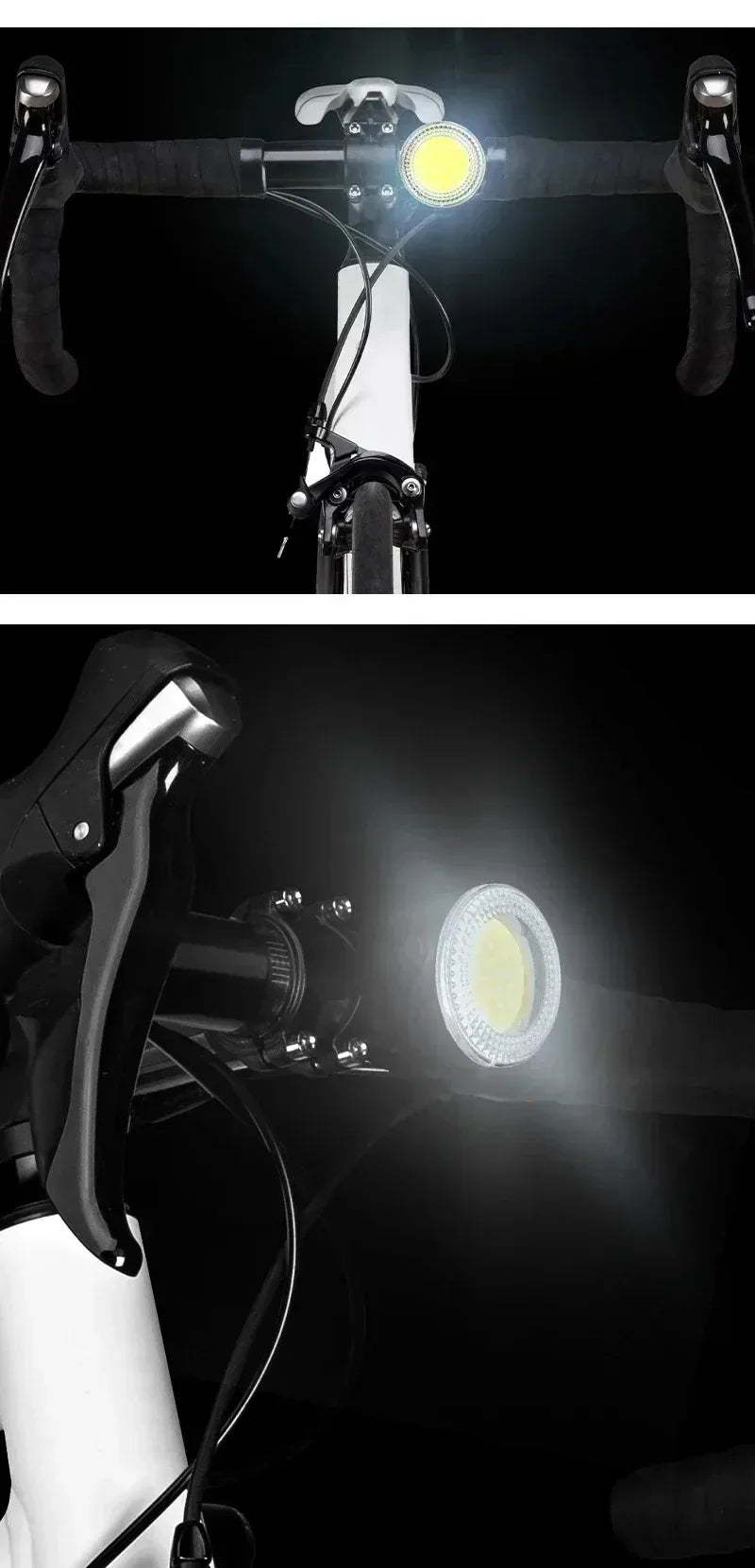 BUCKLOS USB Rechargeable LED Bike Lights – Front & Rear