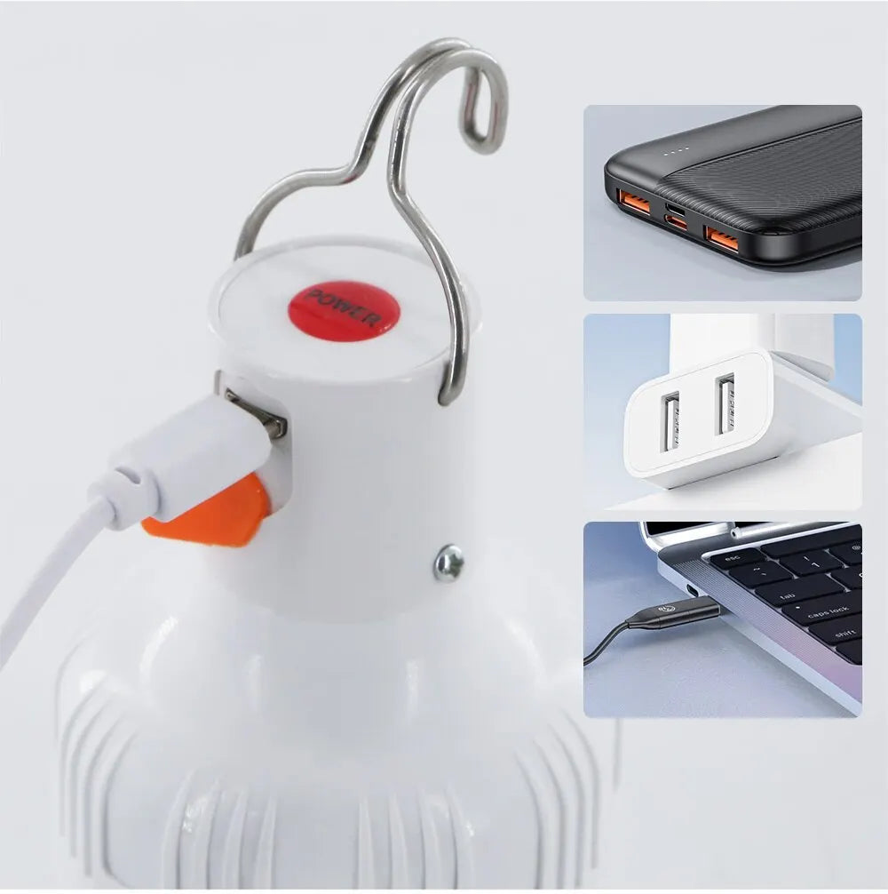 60W USB Rechargeable LED Camping Lantern