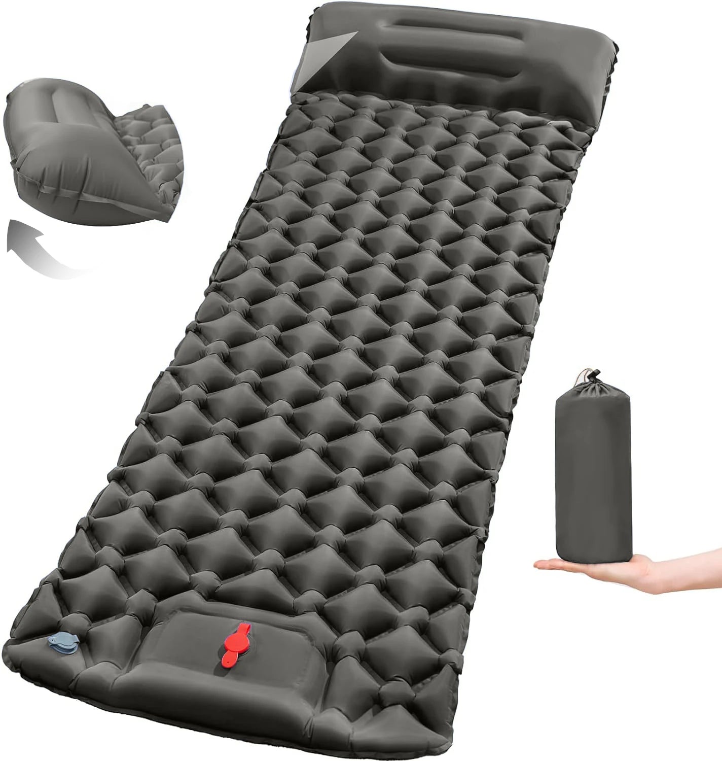 Ultralight Outdoor Camping Sleeping Pad with Pillow
