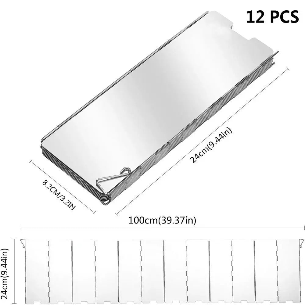 Aluminum Alloy Windshield for Gas Stove – Camping Cooking