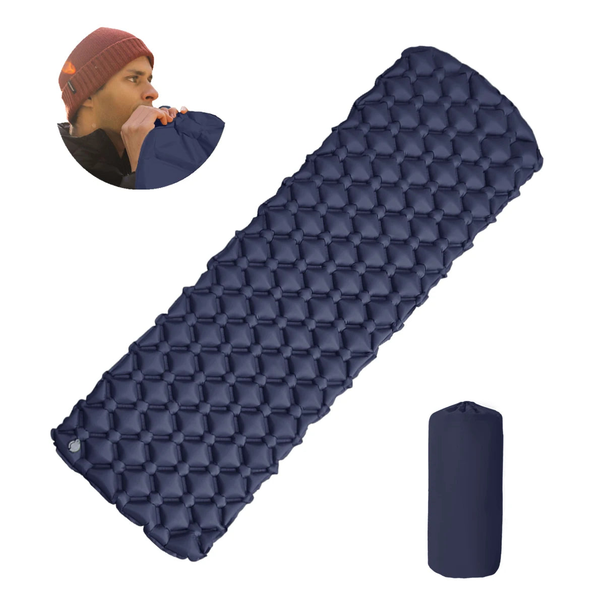 Ultralight Outdoor Camping Sleeping Pad with Pillow