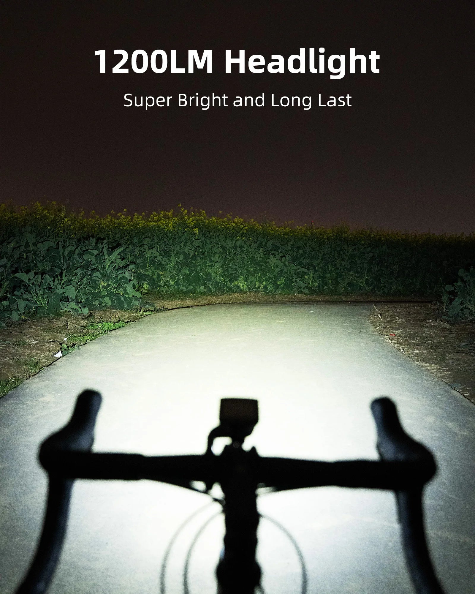 XOSS XL1200 Waterproof Rechargeable Bike Headlight