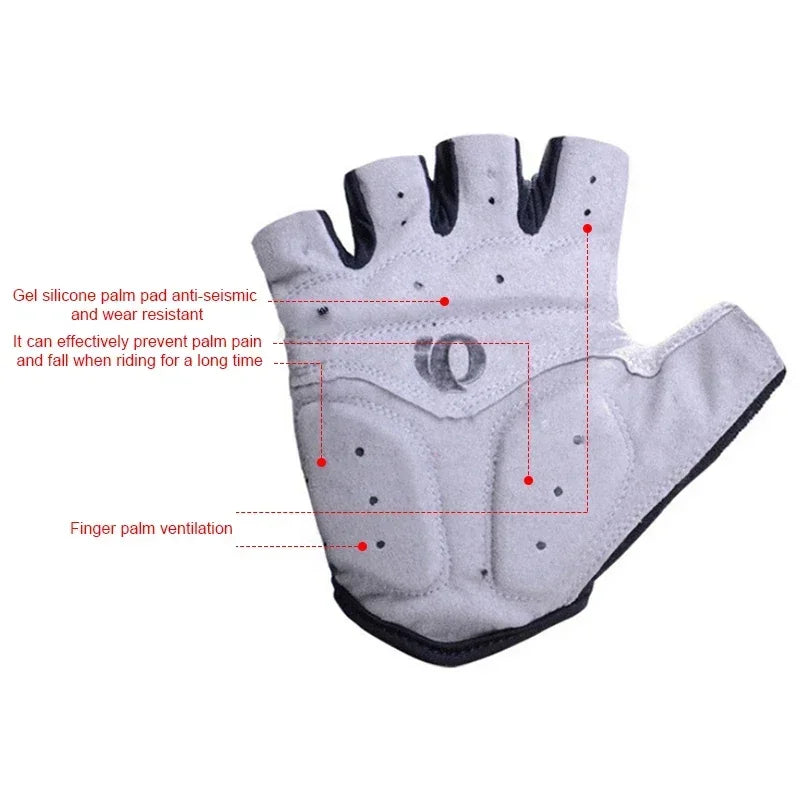 Half-Finger Gel Cycling Gloves – Anti-Slip & Anti-Sweat