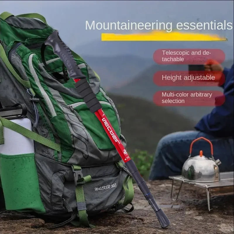 Adjustable Aluminum Folding Hiking Stick