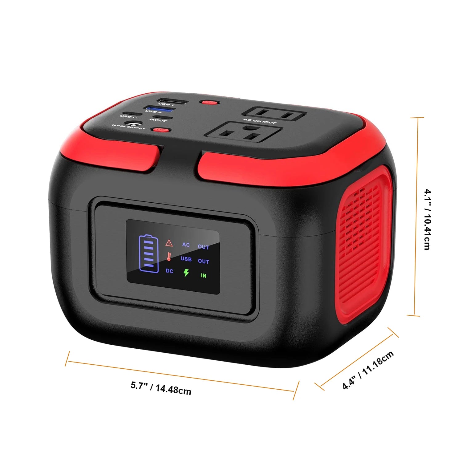 600W/300W/200W Portable Solar Power Station with AC Outlets