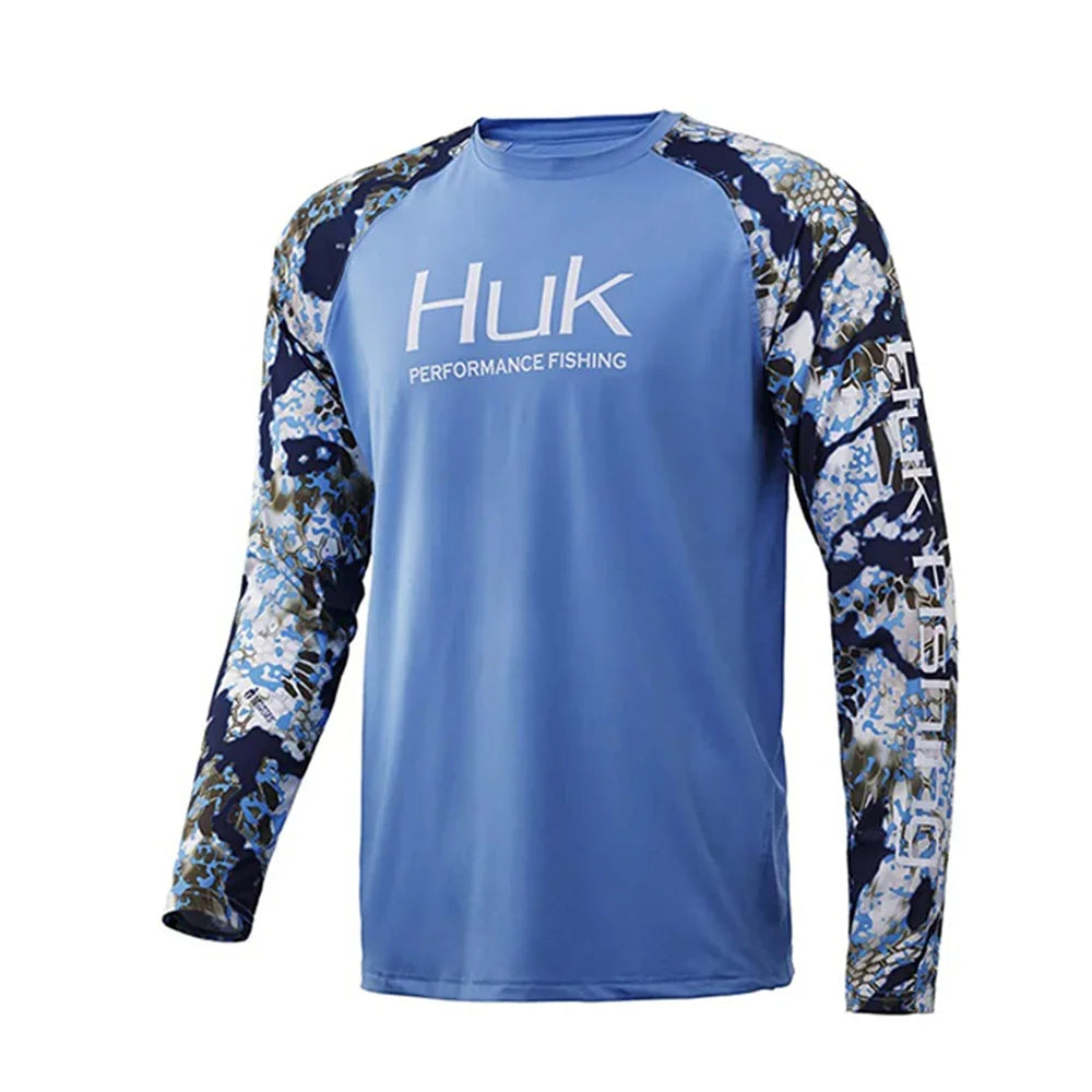 HUK Men’s Long Sleeve UV Protection Fishing Shirt