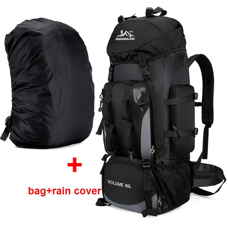 90L Waterproof Hiking & Camping Backpack