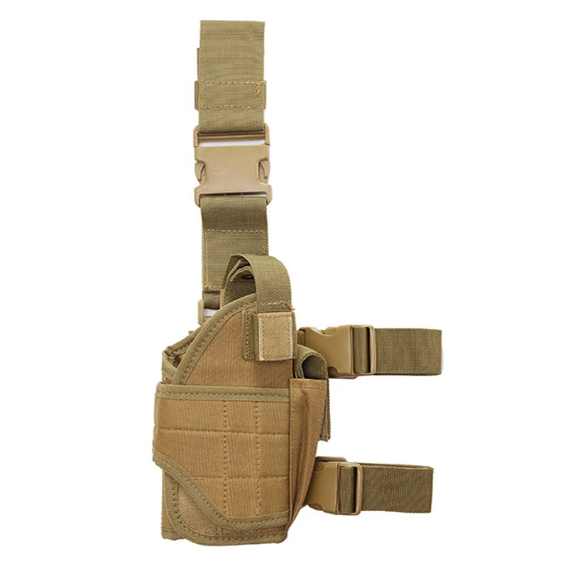 Universal left and right pistol holster tactical tornado leg style thigh holster hunting air gun Glock pistol clip bag