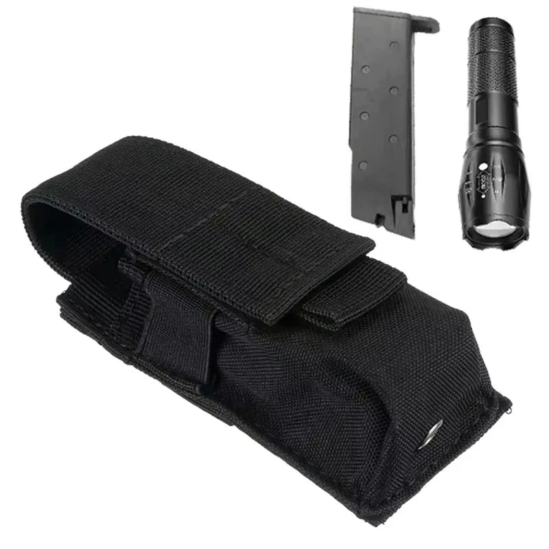 DIZETION Tactical MOLLE Flashlight Pouch