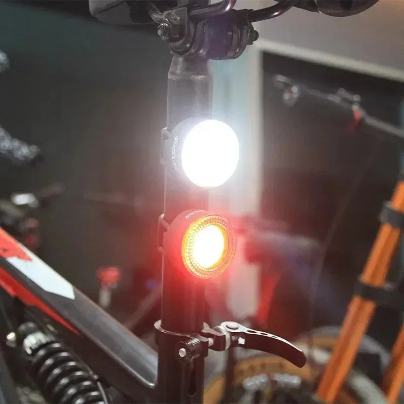 BUCKLOS USB Rechargeable LED Bike Lights – Front & Rear