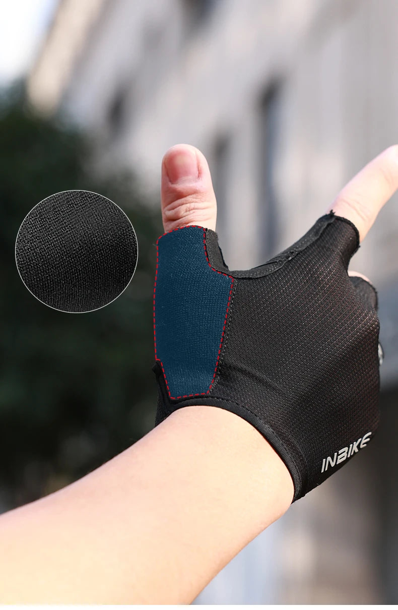 INBIKE Half-Finger Shock-Absorption Cycling Gloves