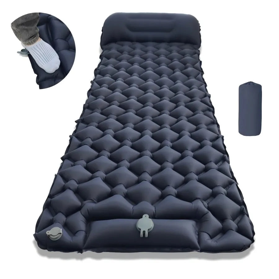 Ultralight Outdoor Camping Sleeping Pad with Pillow