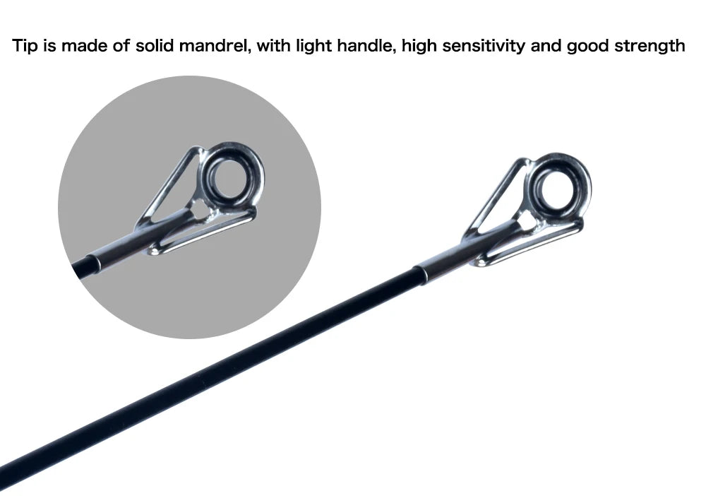 PHISHGER Ultralight Mini Carbon Spinning & Baitcasting Rod