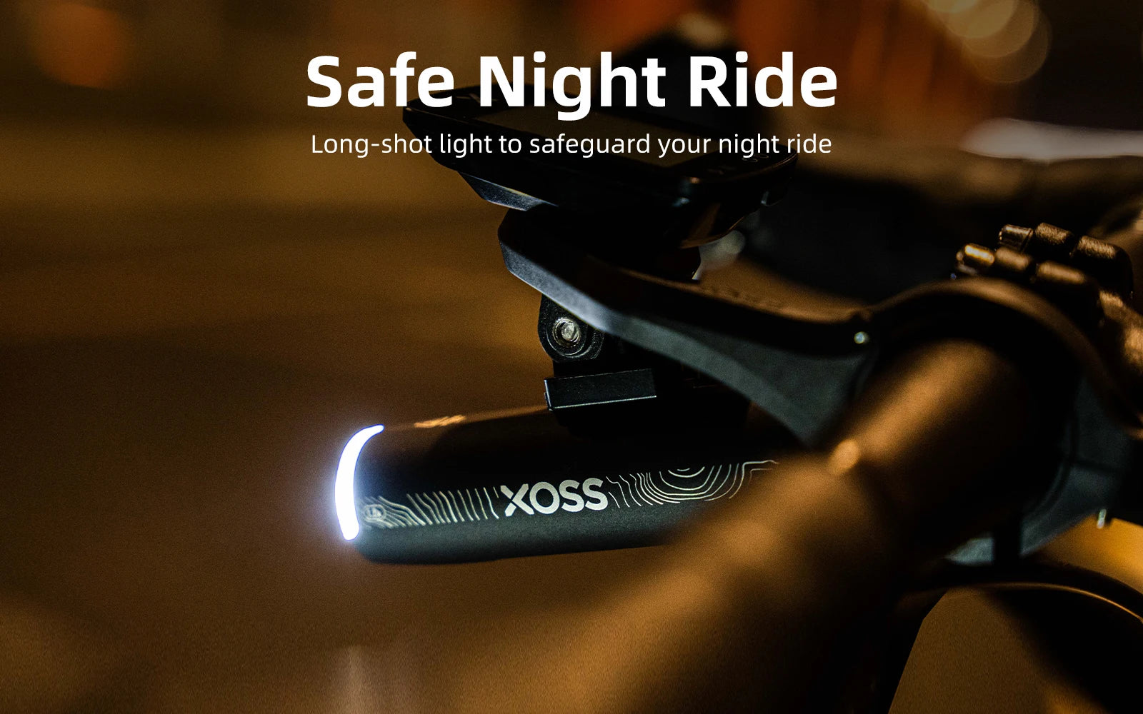 XOSS XL1200 Waterproof Rechargeable Bike Headlight