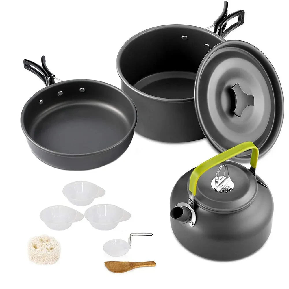 Camping Cookware Set for 2–3 People – Non-Stick