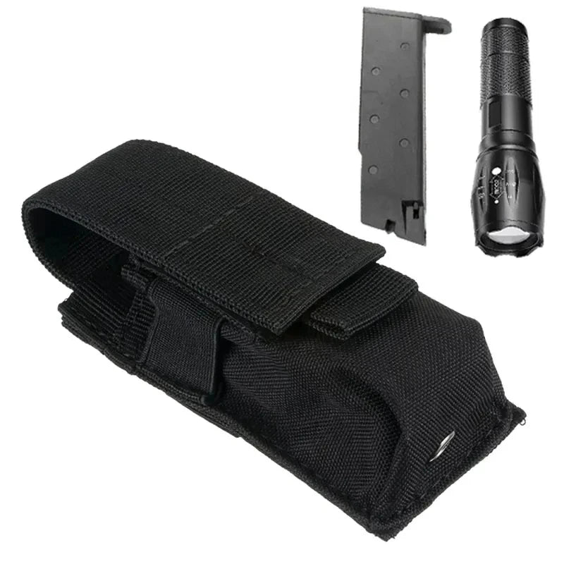 DIZETION Tactical MOLLE Flashlight Pouch